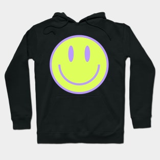 Smiley Face in Green Hoodie